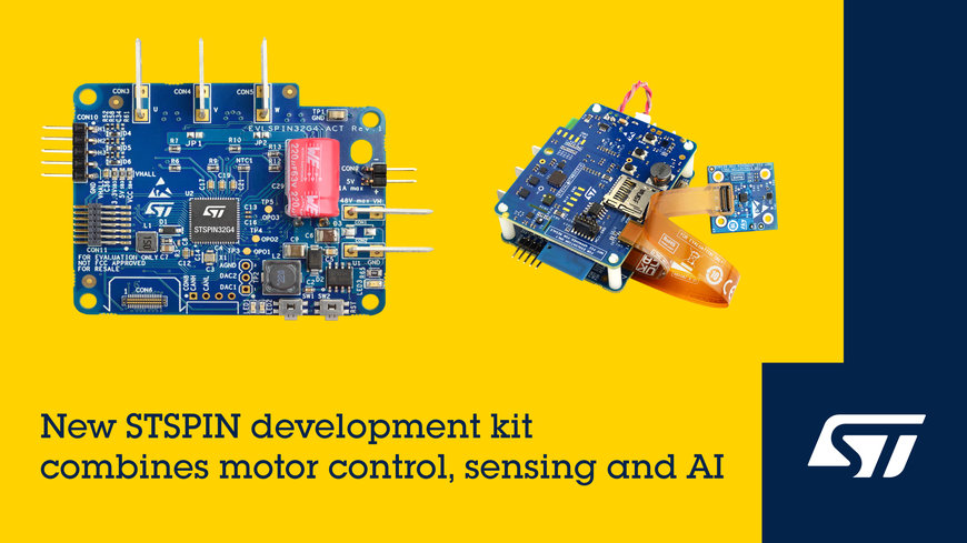 STMICROELECTRONICS PRESENTS STSPIN REFERENCE DESIGN FOR SMART ACTUATORS